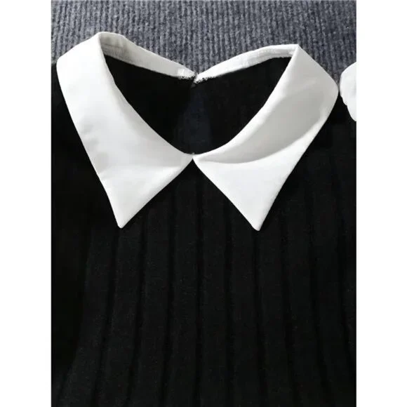 Long Sleeve Peplum Top and Pants Set - Picture 3 of 6